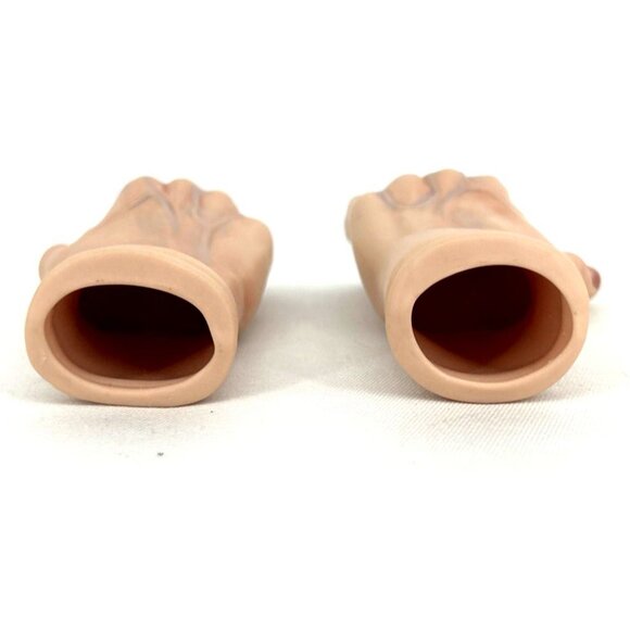 Porcelain Doll Hands Replacement Parts Elderly Old Hands 5.25" - Picture 5 of 9